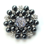 Marines Silver Signature Brooch 22G
