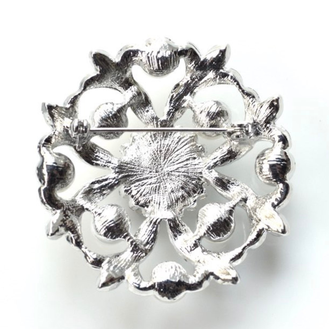 Marines Silver Signature Brooch 24C
