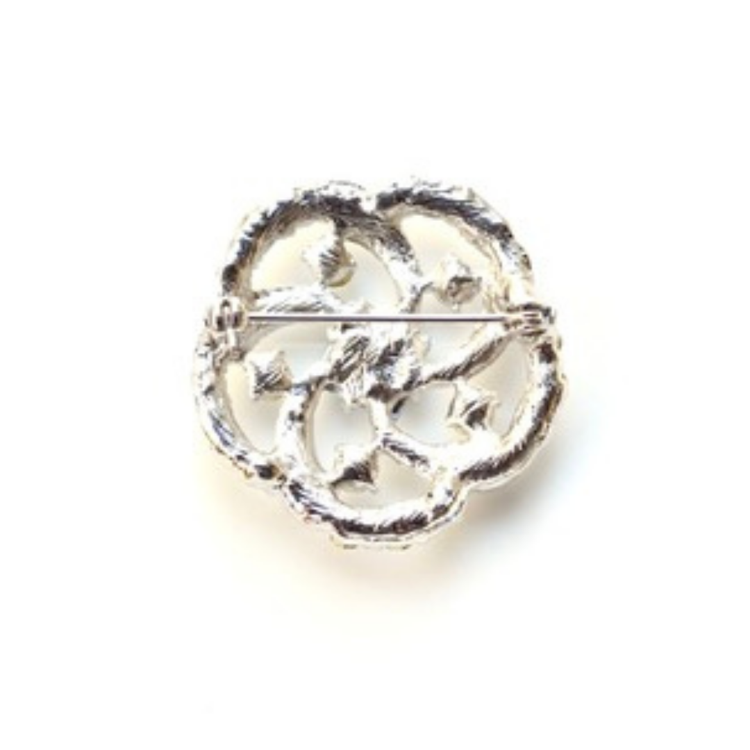 Marines Silver Signature Brooch 9F