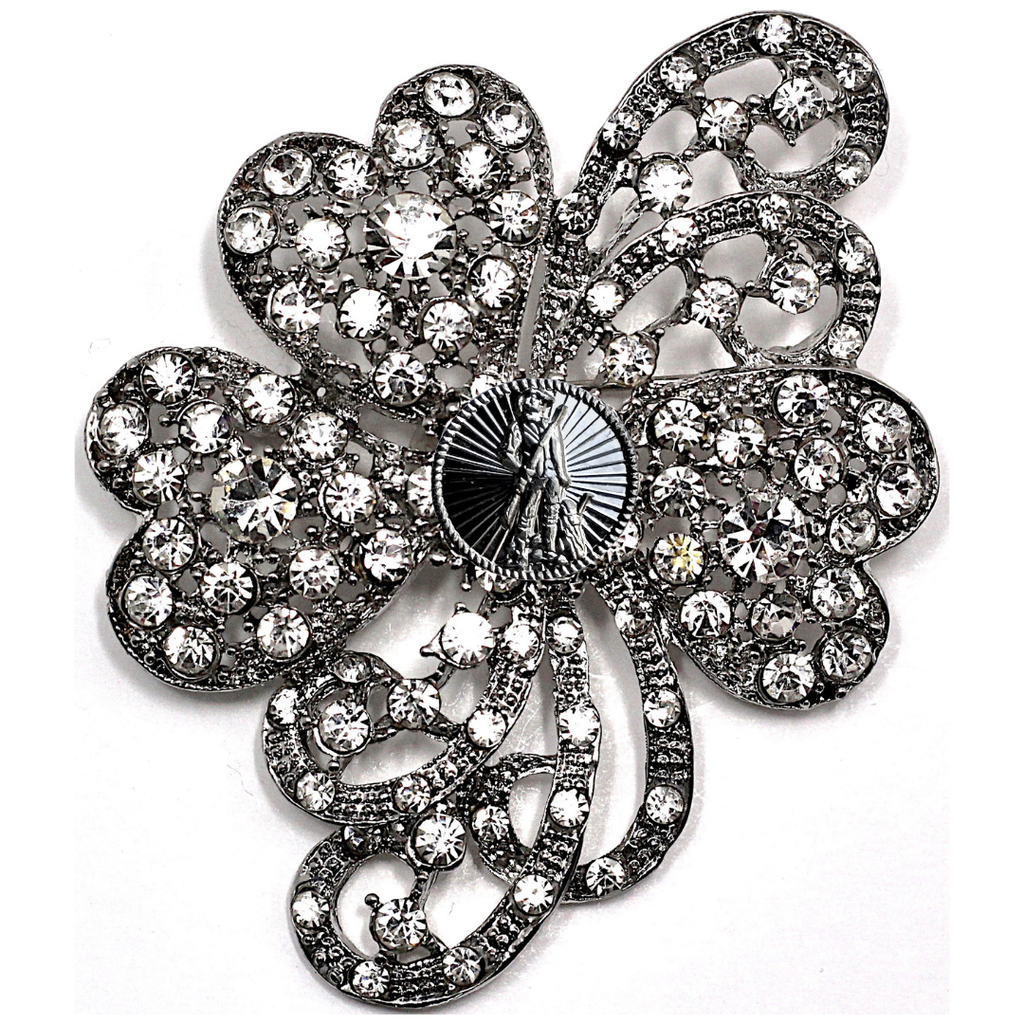 National Guard Silver Signature Brooch 23G