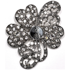 National Guard Silver Signature Brooch 23G