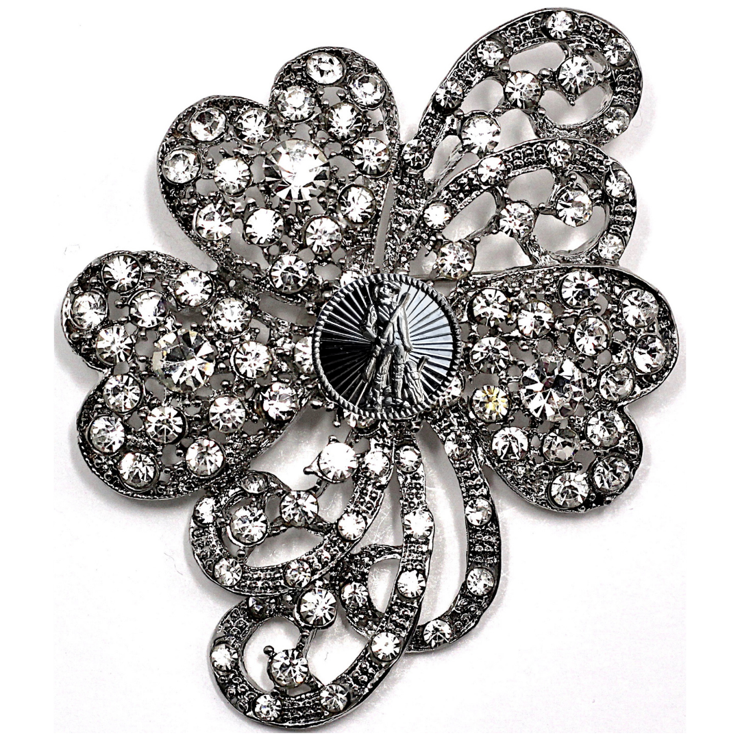 National Guard Silver Signature Brooch 23G