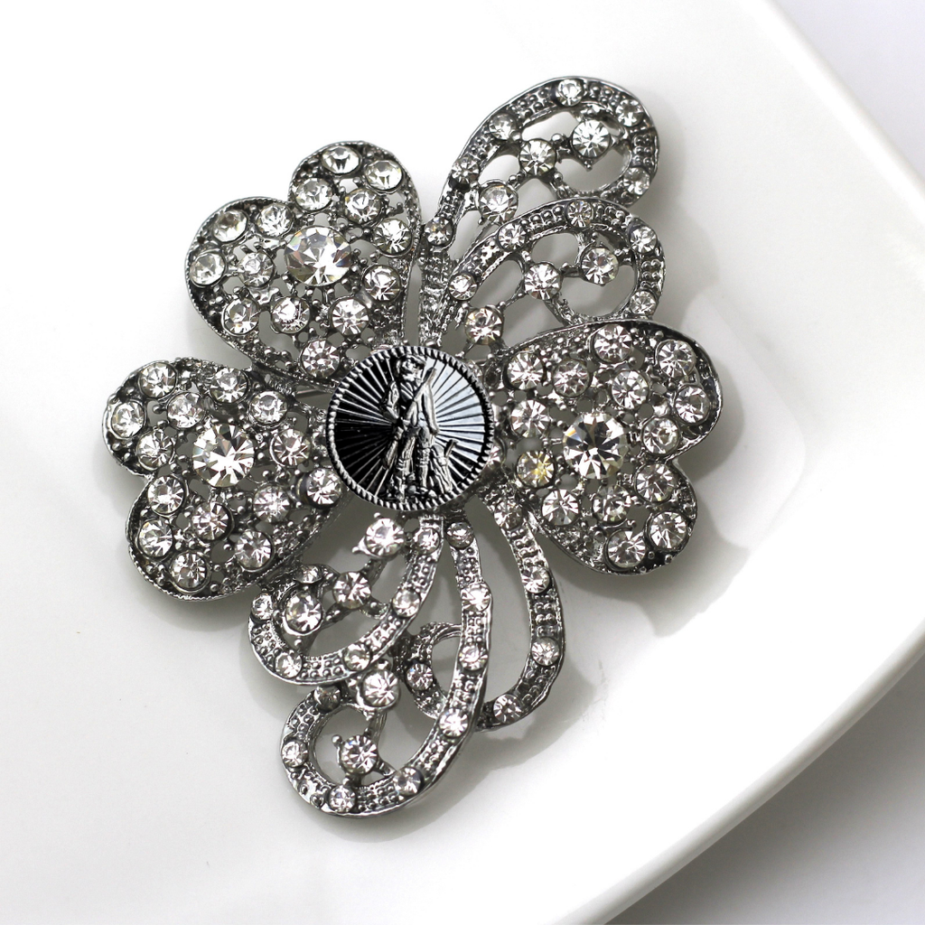 National Guard Silver Signature Brooch 23G