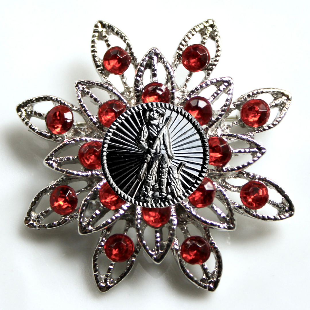 National Guard Silver Signature Brooch 04F