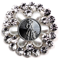 National Guard Silver Signature Brooch 07F