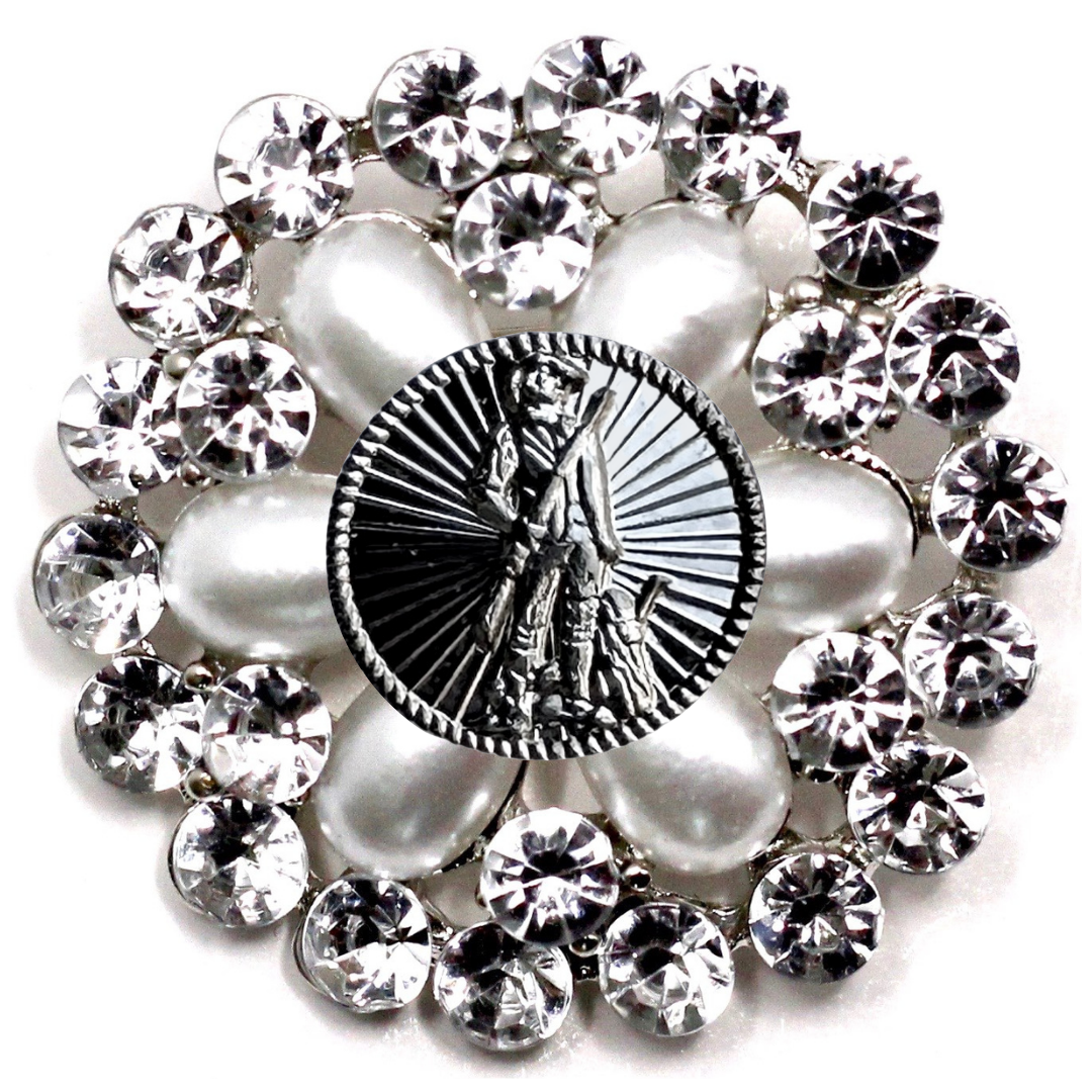 National Guard Silver Signature Brooch 07F