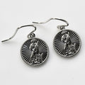 Signature Silver National Guard French Wire Earrings