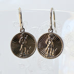 Signature Silver National Guard French Wire Earrings