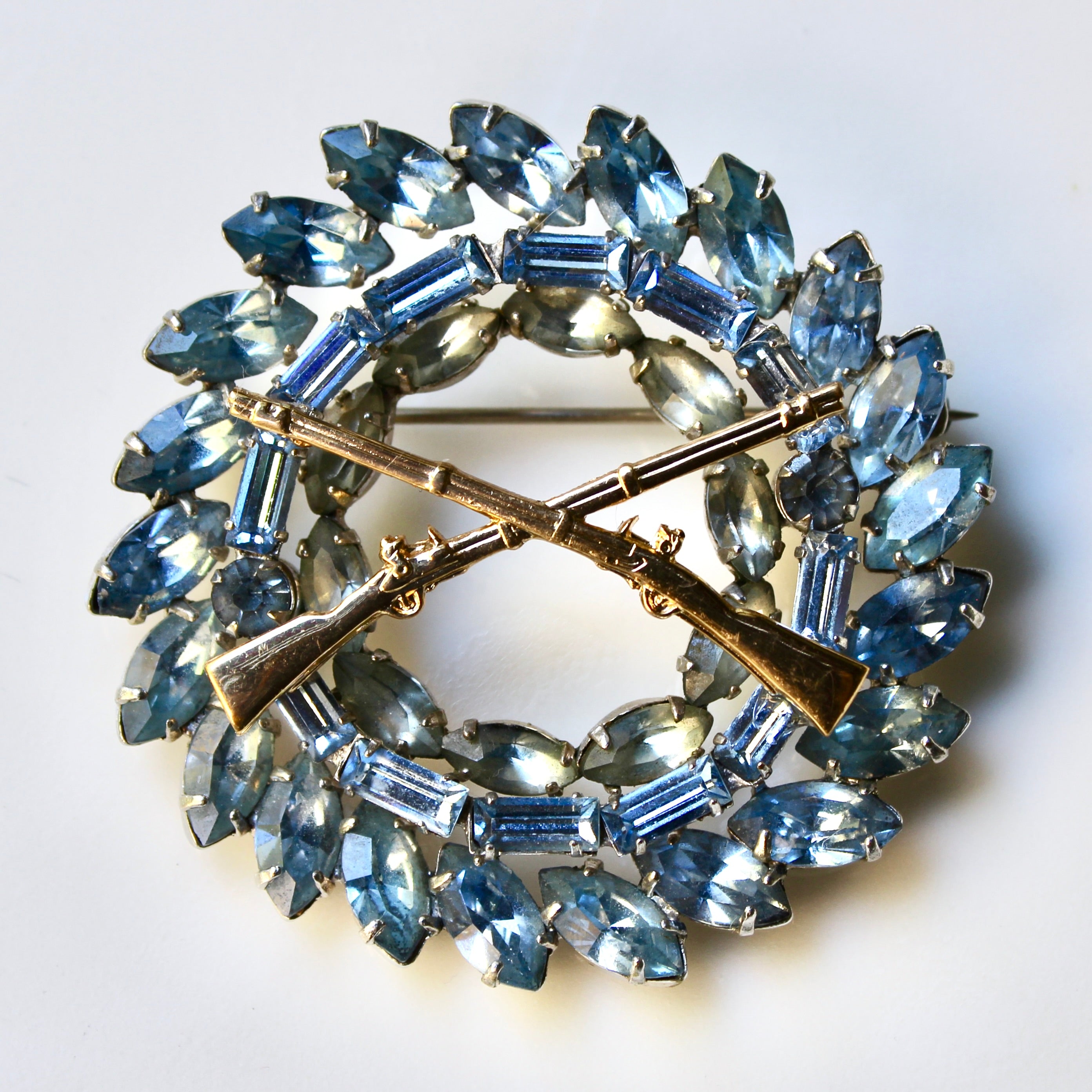 Infantry Vintage Brooch