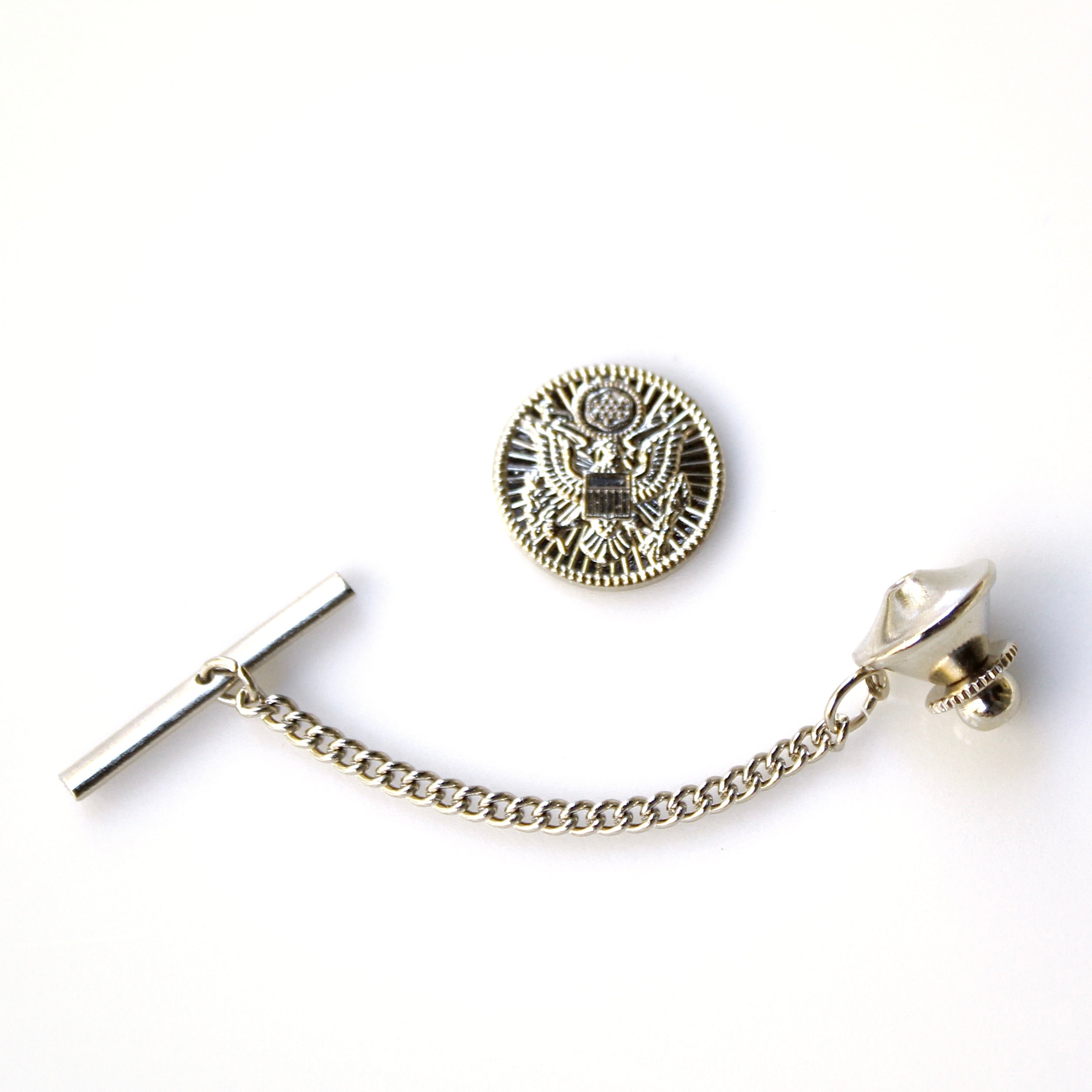 Signature Army Silver Tie Tack