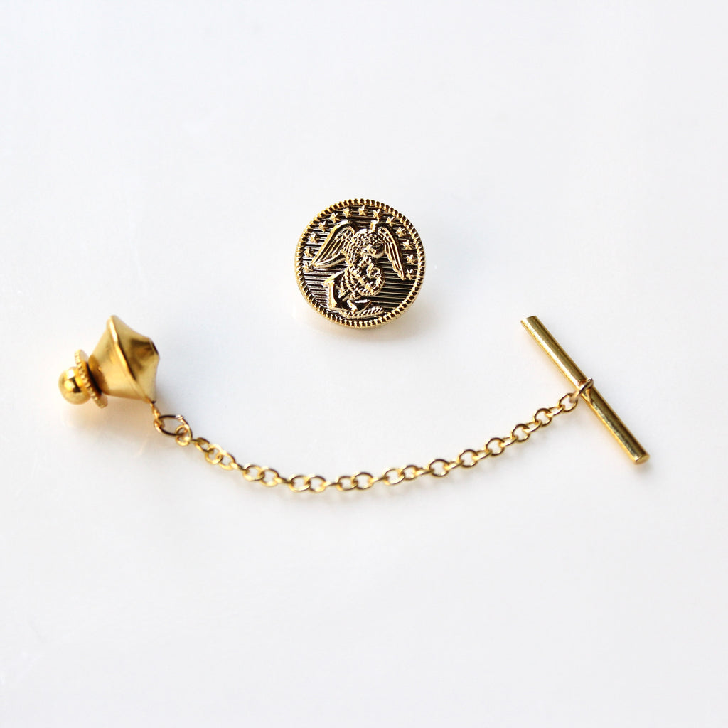 Signature Marines Gold Tie Tack