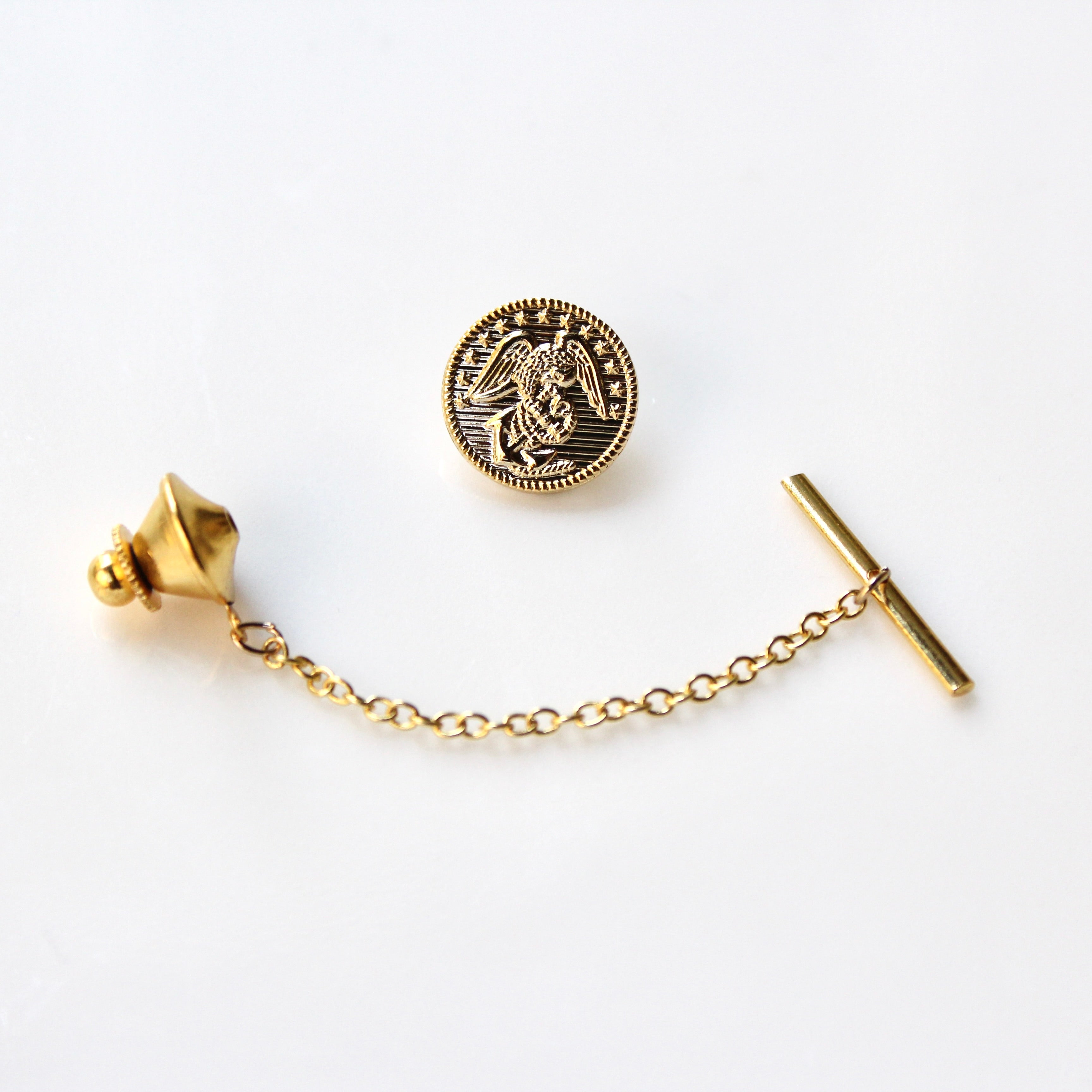 Signature Marines Gold Tie Tack