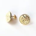 Signature Gold Coast Guard Post Earrings