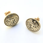 Signature Gold Coast Guard Post Earrings