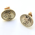 Signature Gold Marines Post Earrings