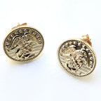 Signature Gold Marines Post Earrings