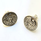 Signature Silver Coast Guard Post Earrings