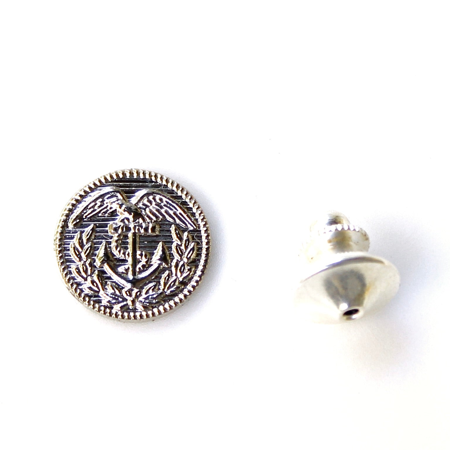 Signature Silver Coast Guard Lapel Pin