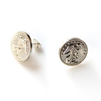 Signature Silver Marines Post Earrings