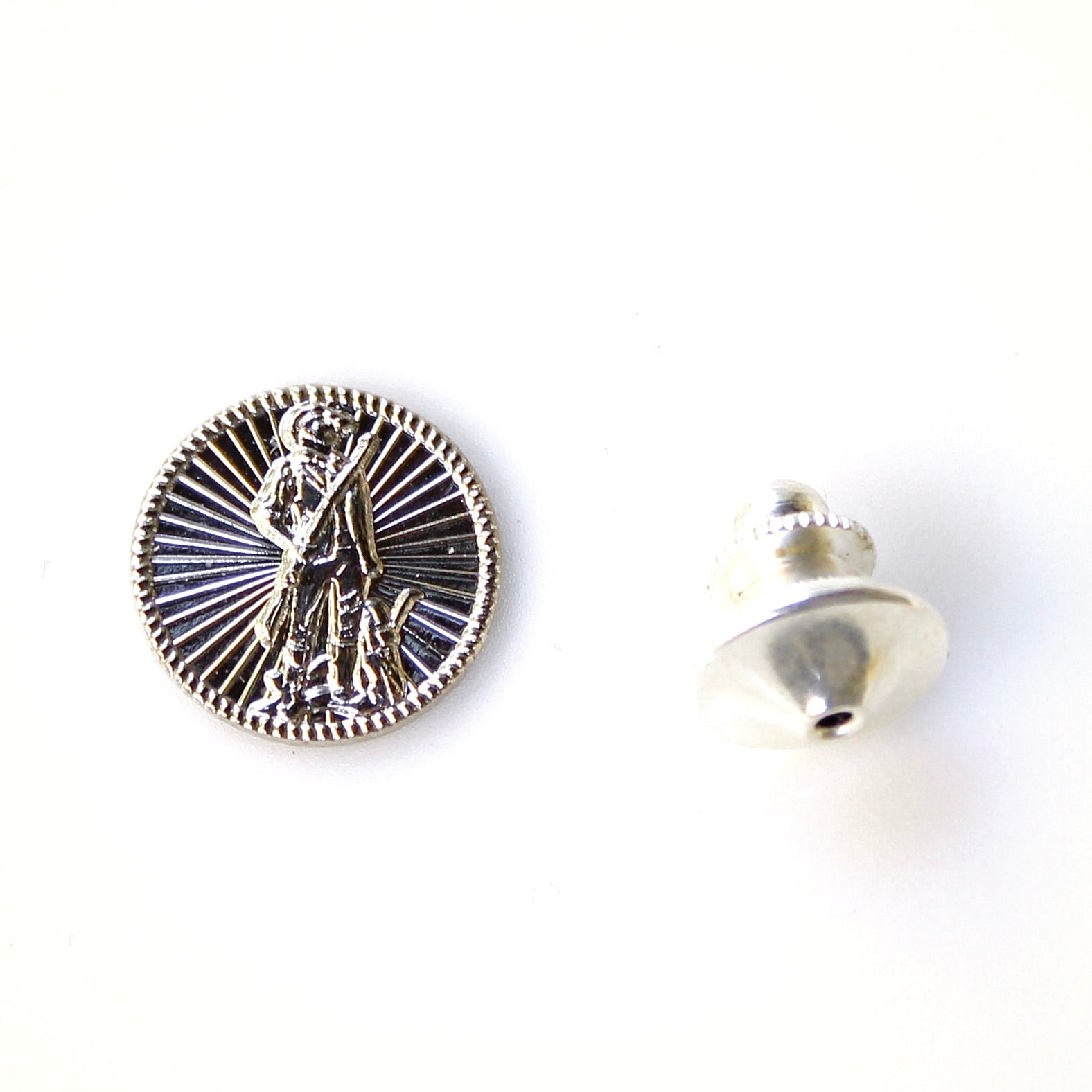 Signature Silver National Guard Lapel Pin