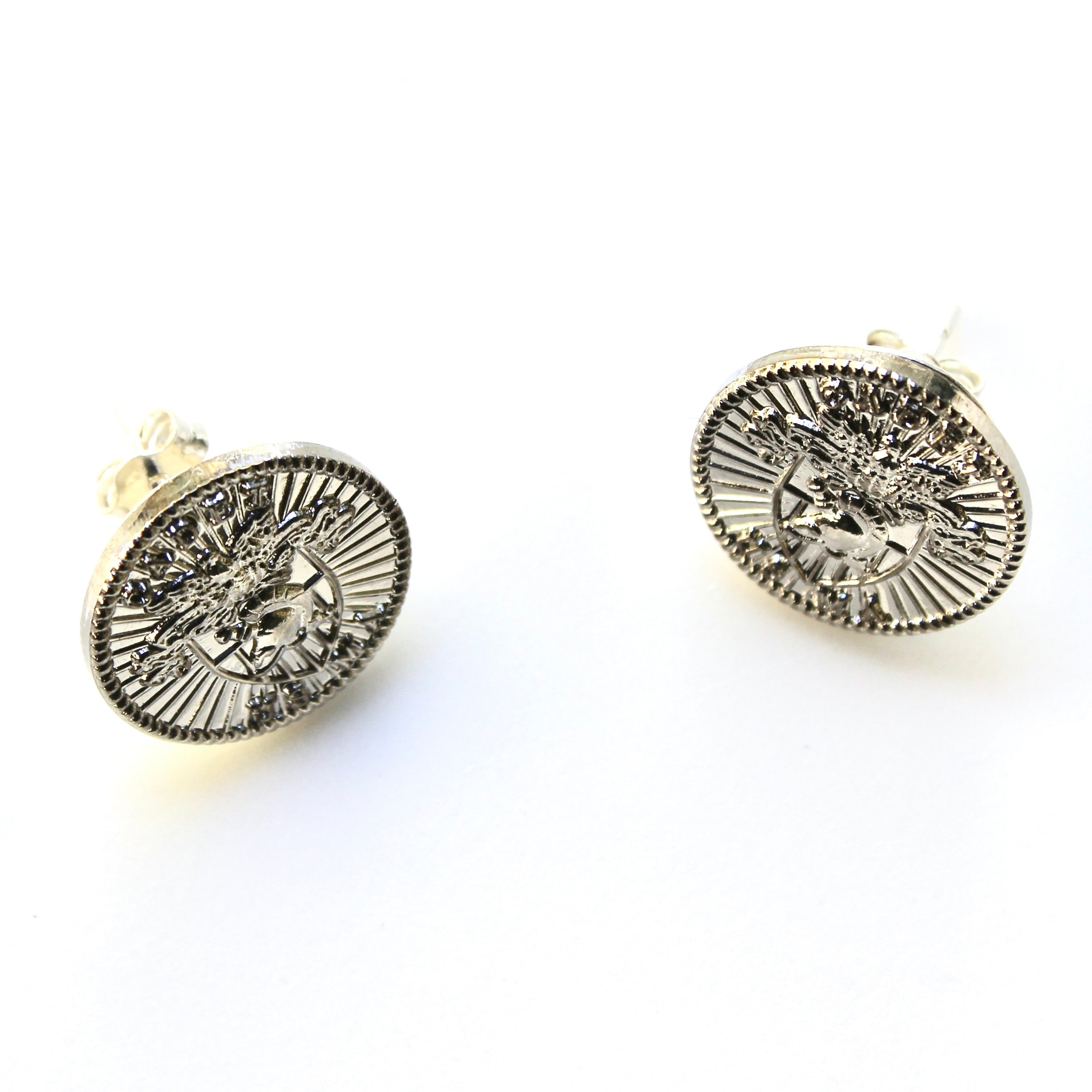 Signature Silver West Point Post Earrings