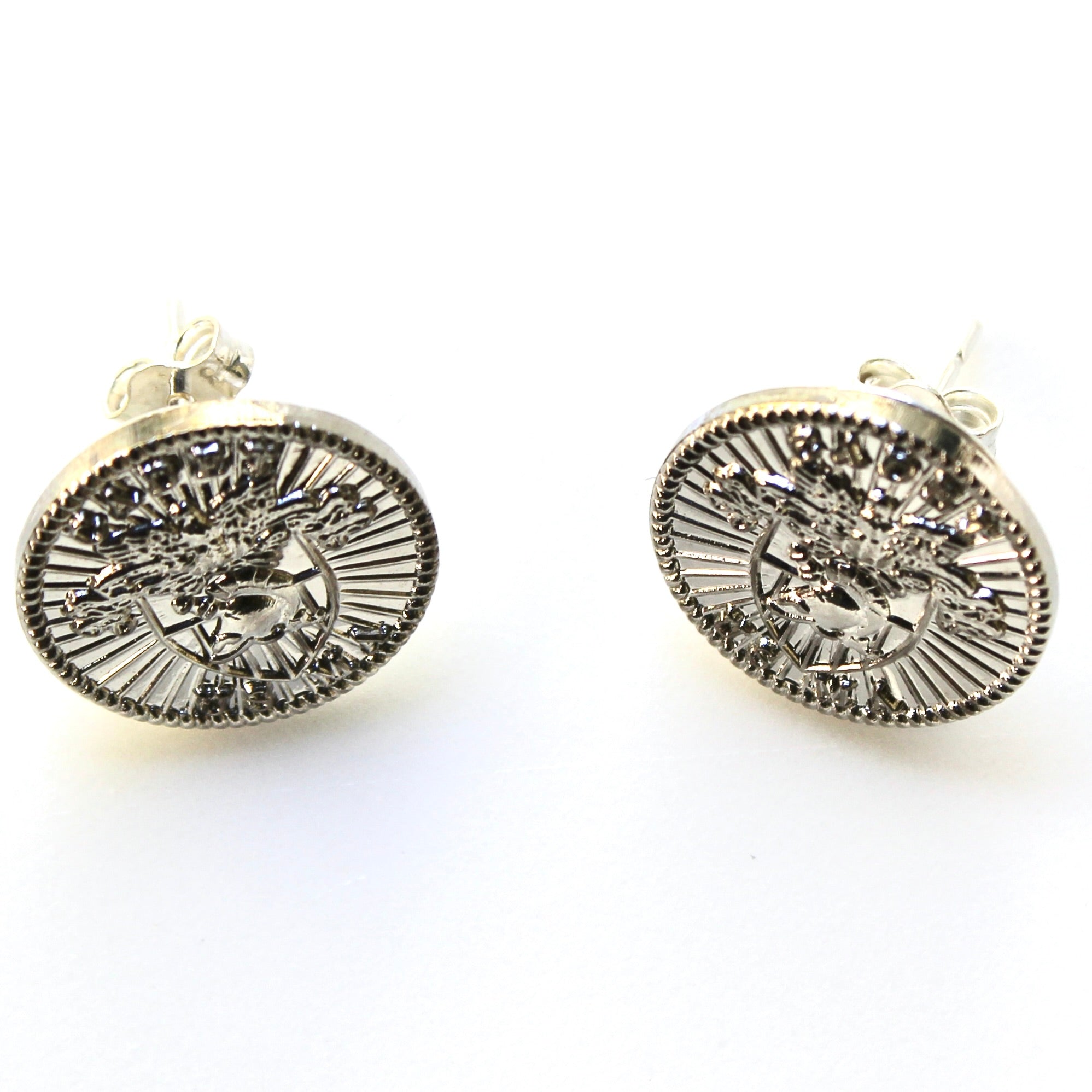 Signature Silver West Point Post Earrings