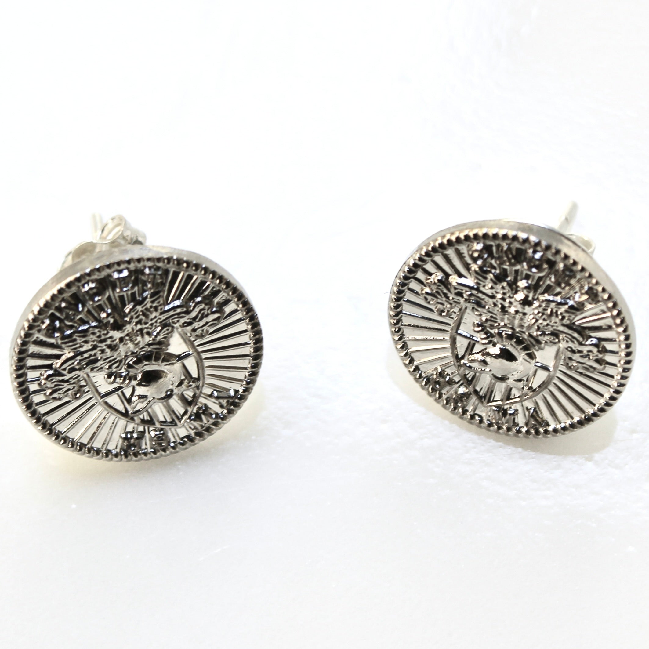 Signature Silver West Point Post Earrings