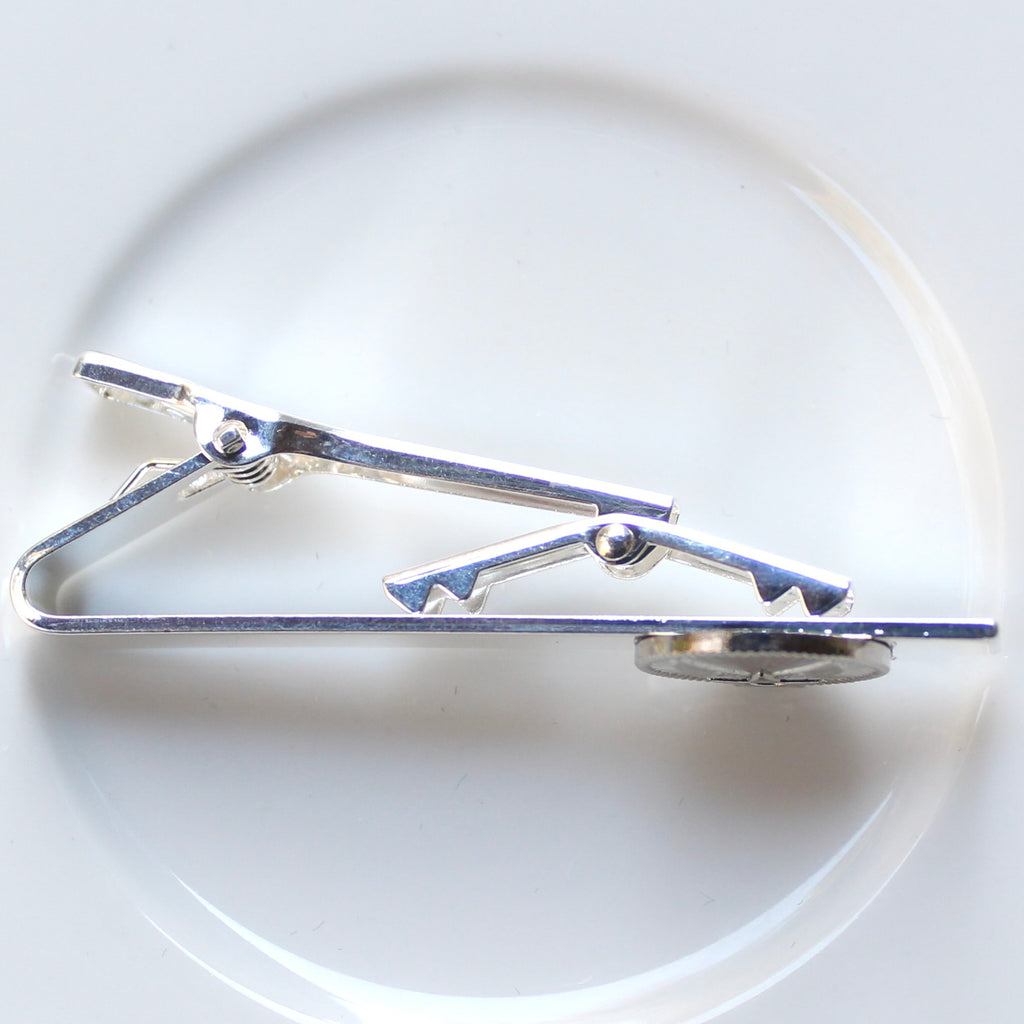 Signature Marines Silver Tie Bar