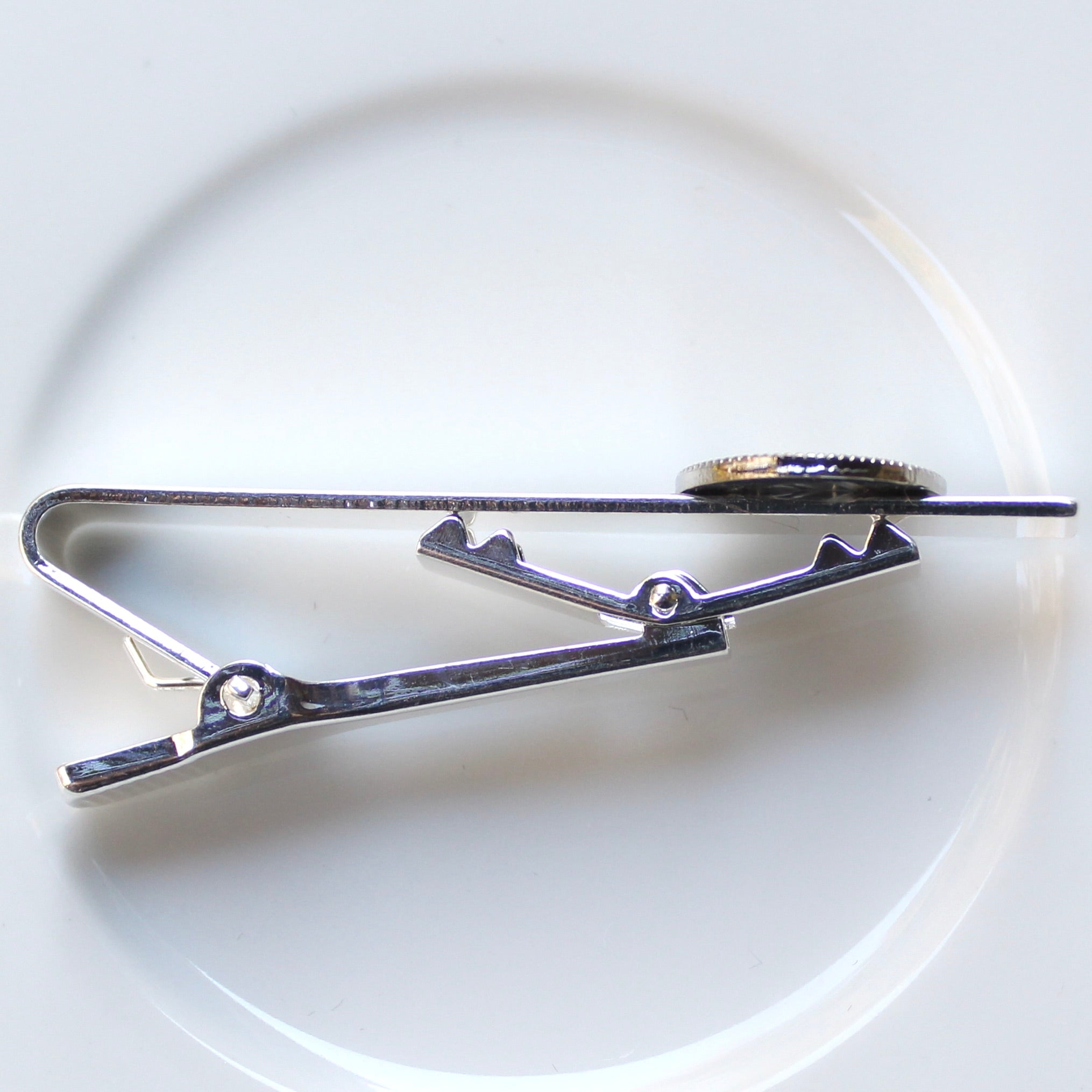 Signature Marines Silver Tie Bar