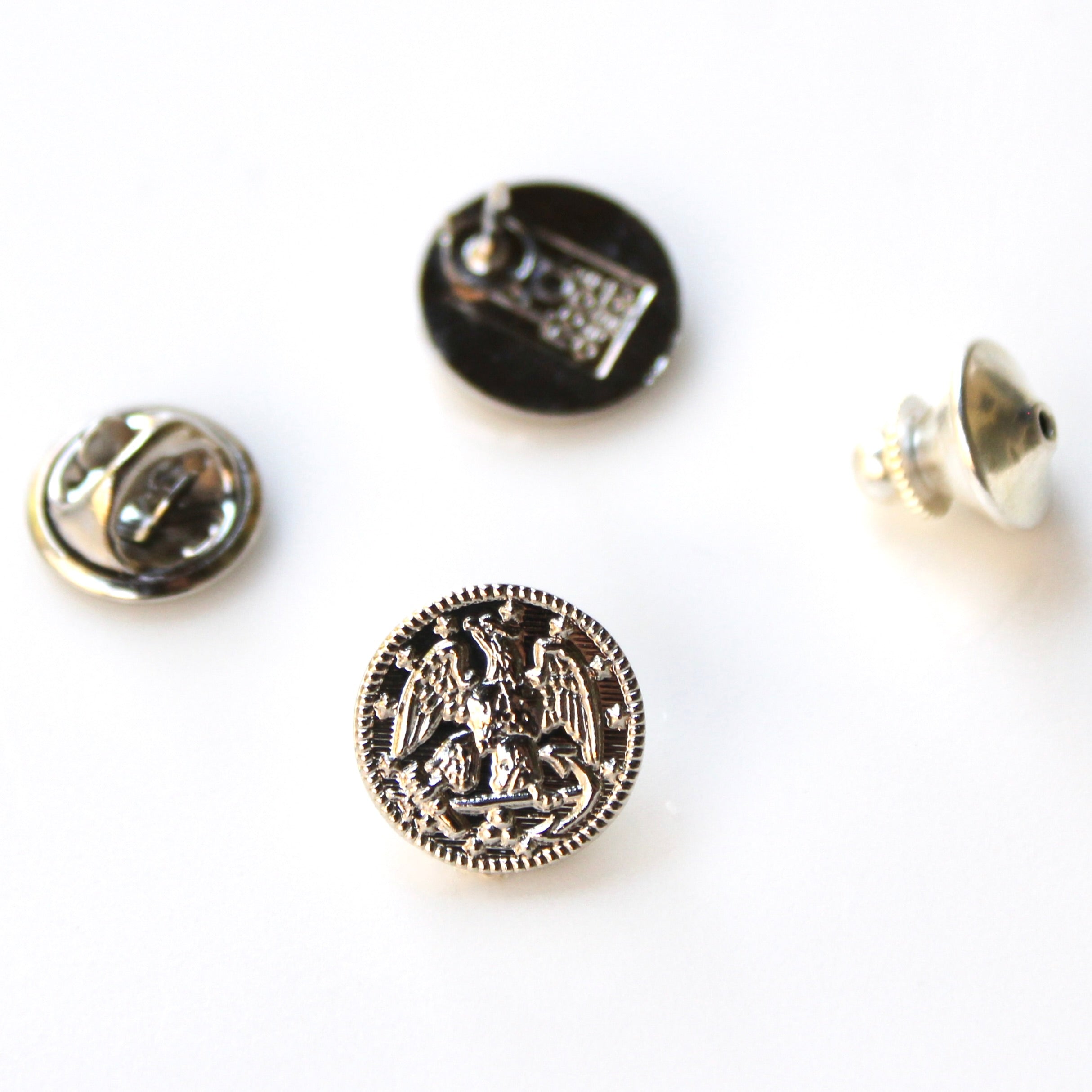 Signature Silver Navy Lapel Pin