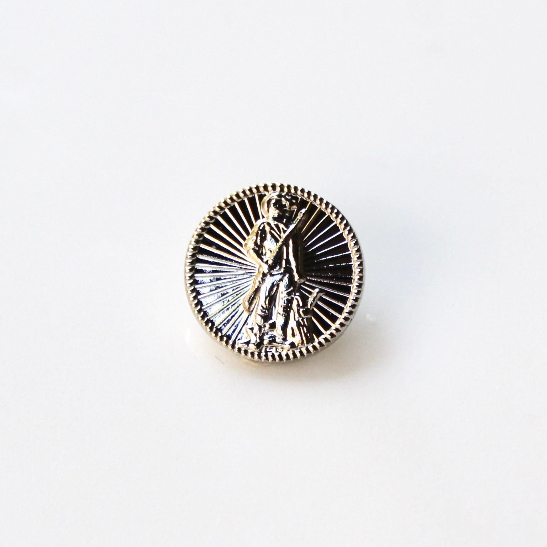 Signature Silver National Guard Lapel Pin