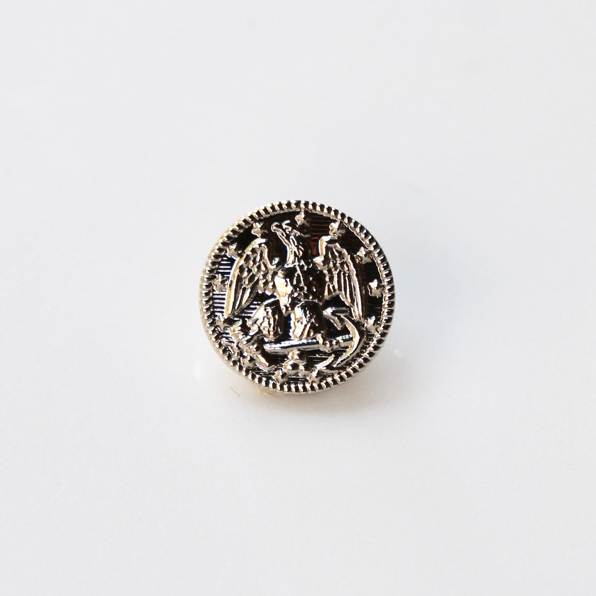 Signature Silver Navy Lapel Pin