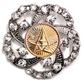 Space Force Gold Signature Brooch 9F
