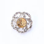 Space Force Gold Signature Brooch 9F
