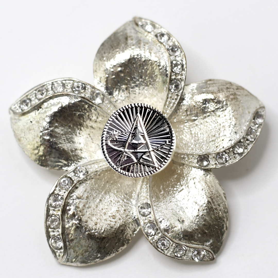 Space Force Silver Signature Brooch 14B