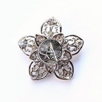 Space Force Silver Signature Brooch 14K