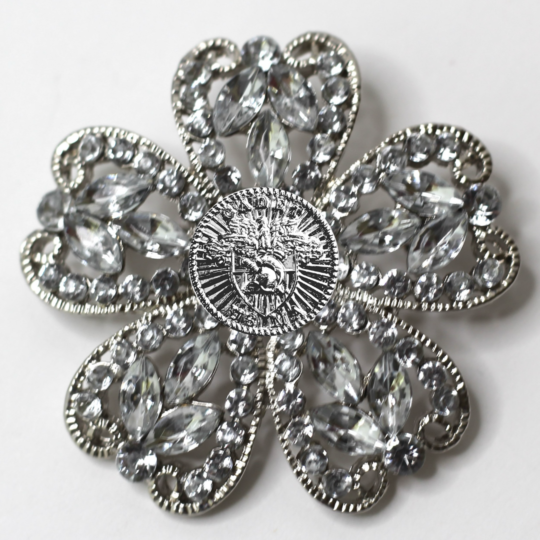 United States Military Academy Silver Signature Brooch 13G