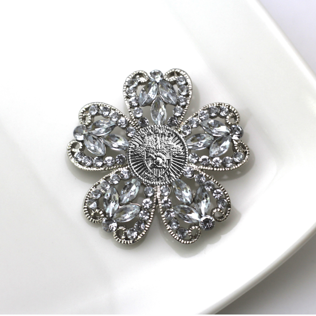 United States Military Academy Silver Signature Brooch 13G