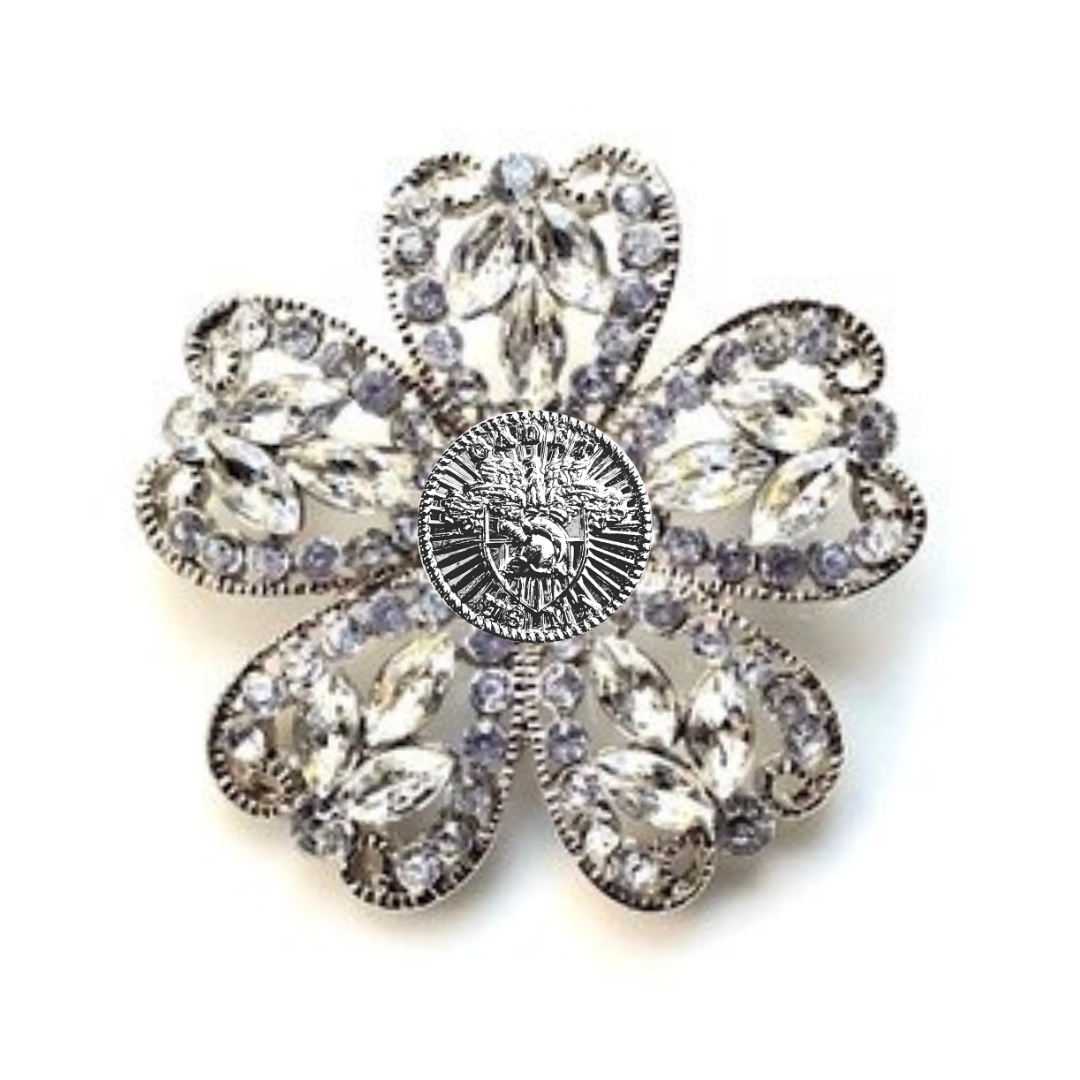 United States Military Academy Silver Signature Brooch 13G