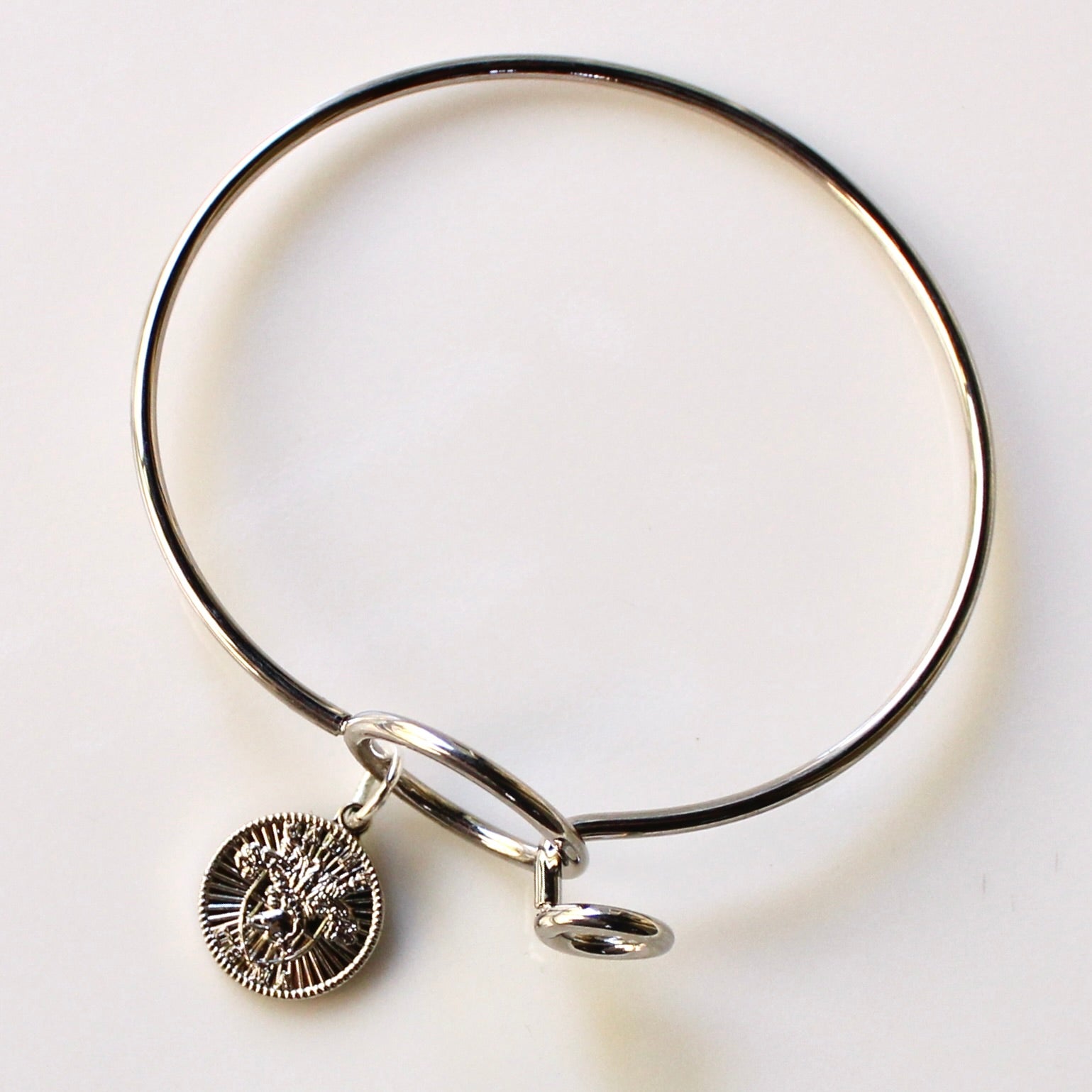 Signature United States Military Academy (USMA) Silver Memory Wire Bracelet