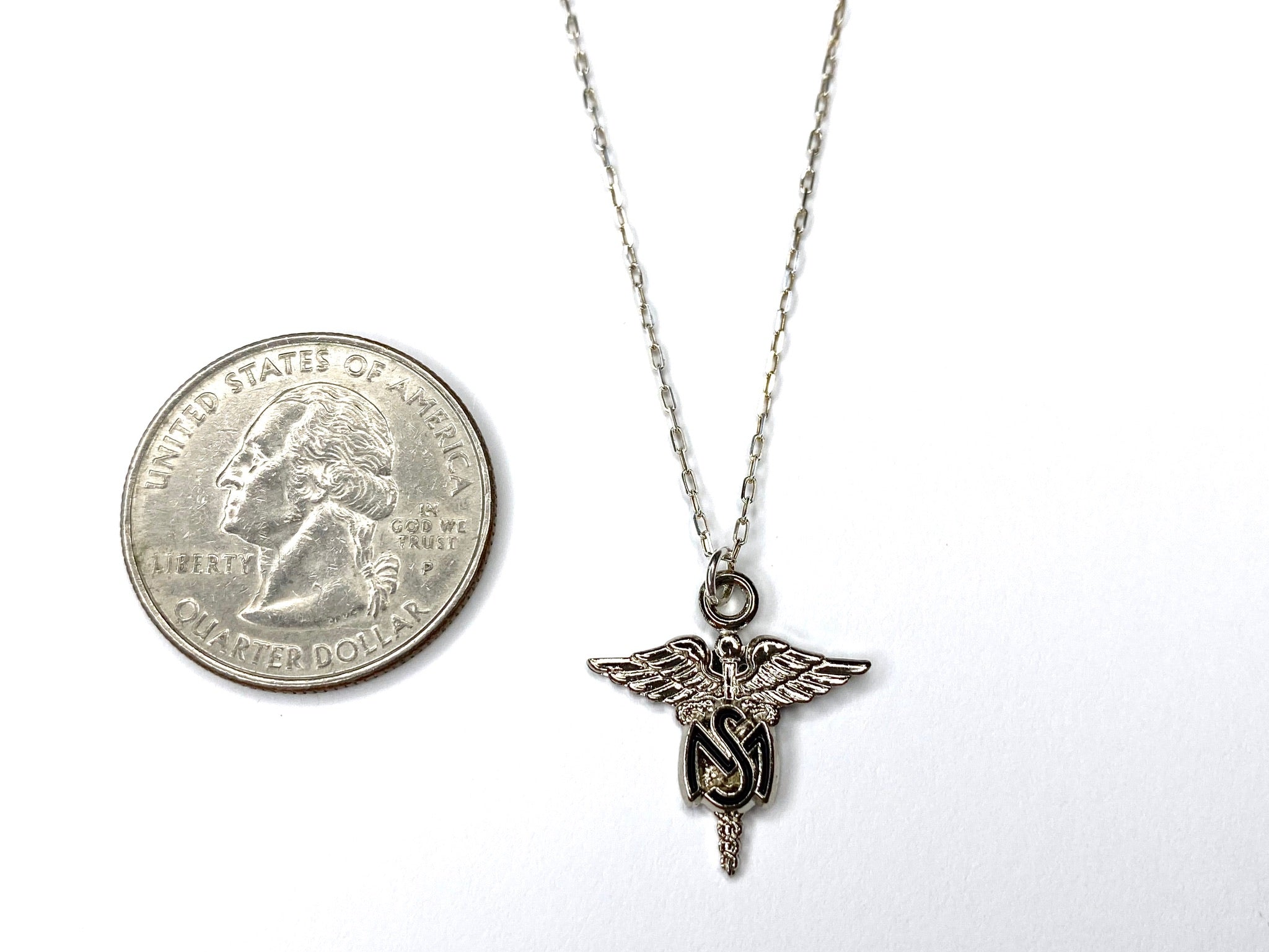 Medical Service Corps Charm Necklace