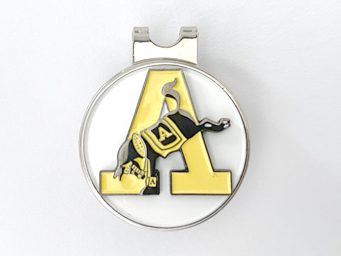 USMA Yellow "A" Golf Hat Clip and Ball Marker