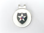 2nd Infantry Division Golf Hat Clip and Ball Marker