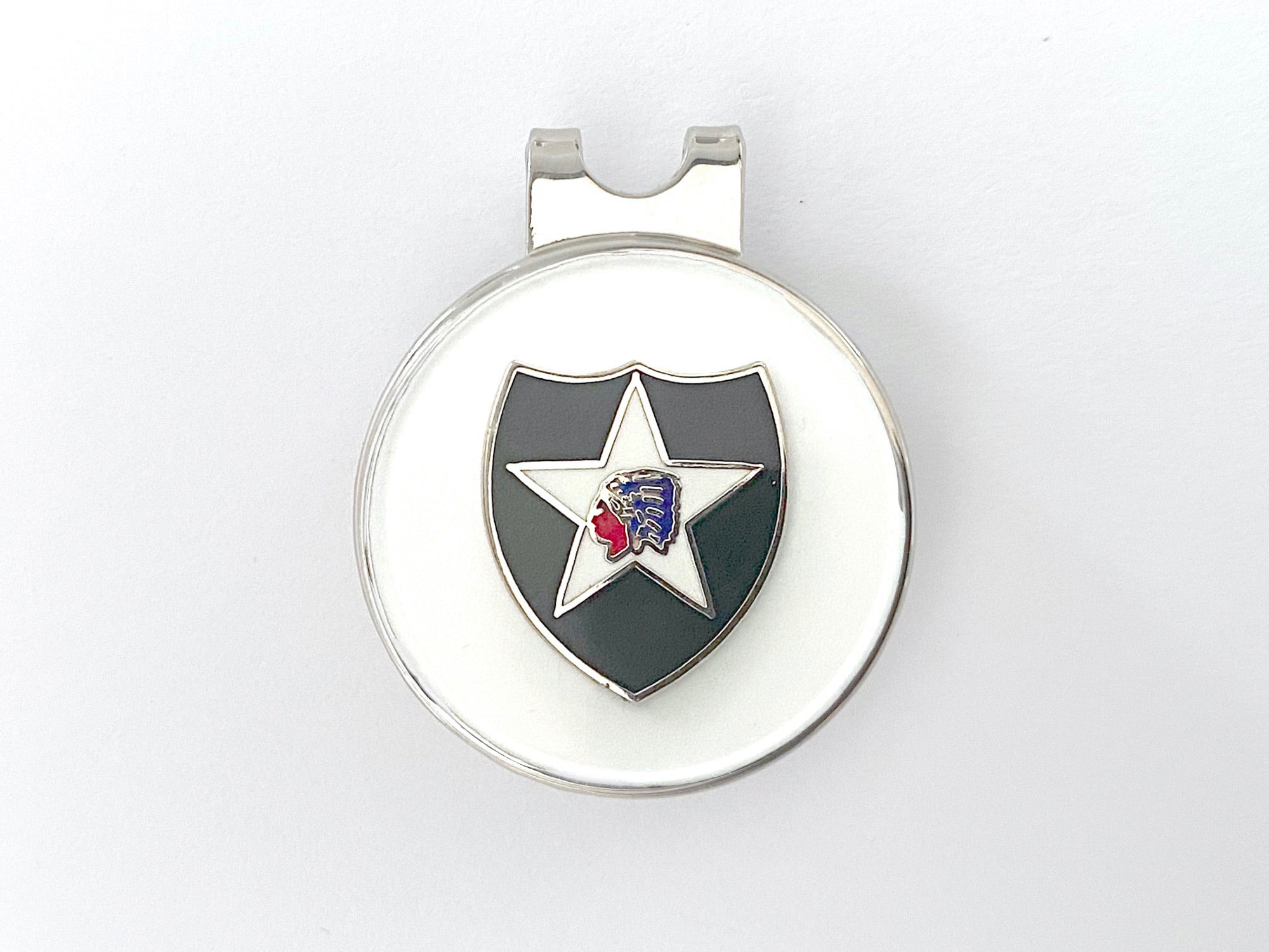 2nd Infantry Division Golf Hat Clip and Ball Marker