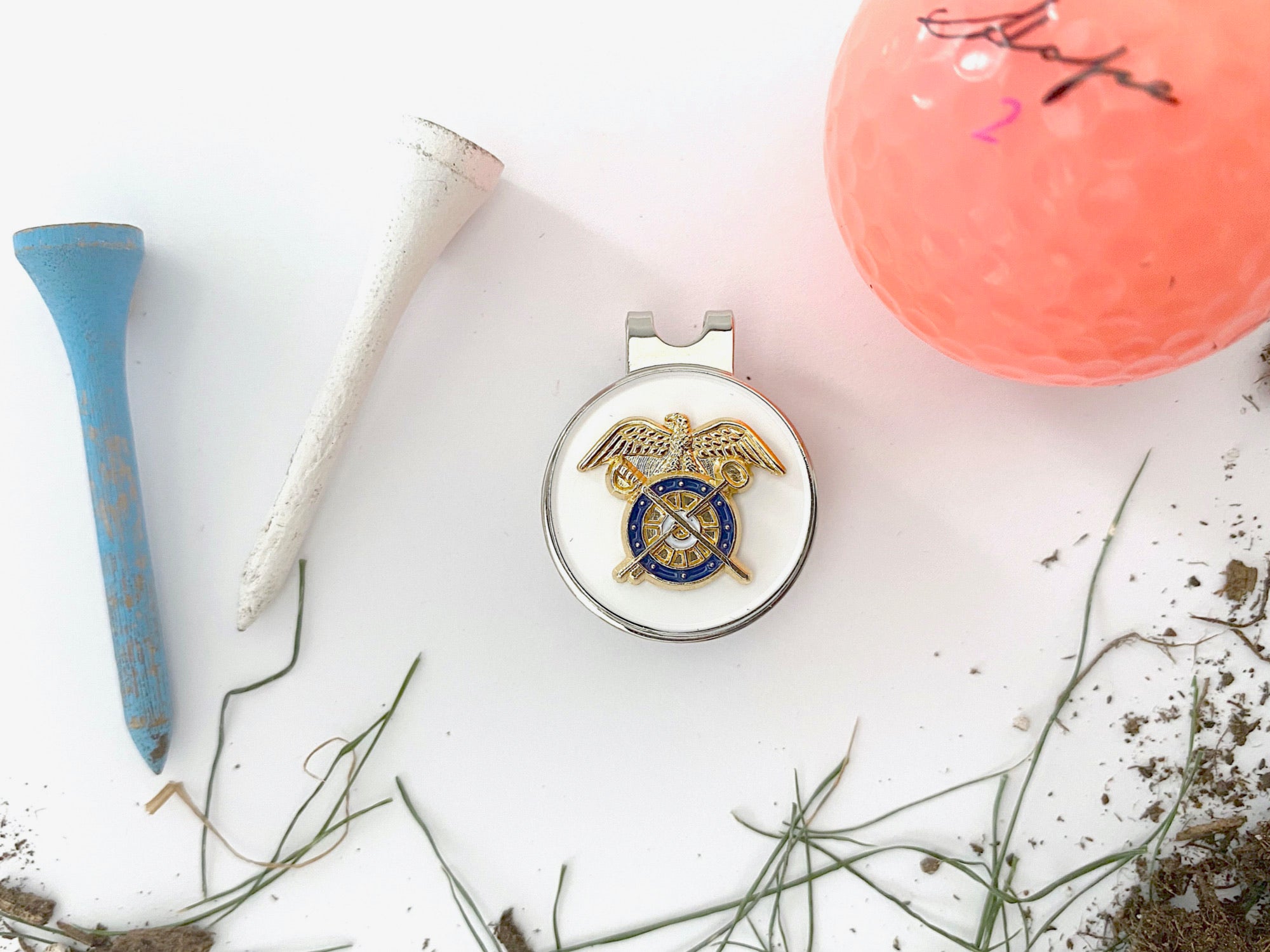 Quartermaster Corps Golf Hat Clip and Ball Marker