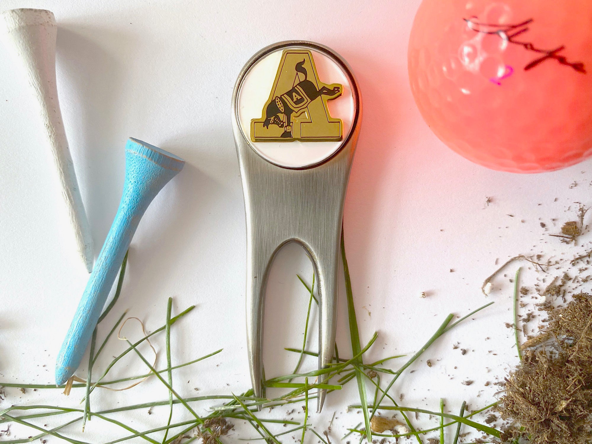 USMA Gold "A" Golf Divot Tool and Ball Marker