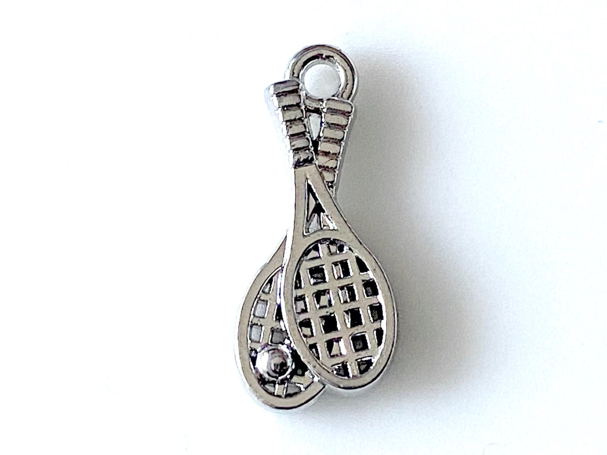 Tennis Pewter Charm