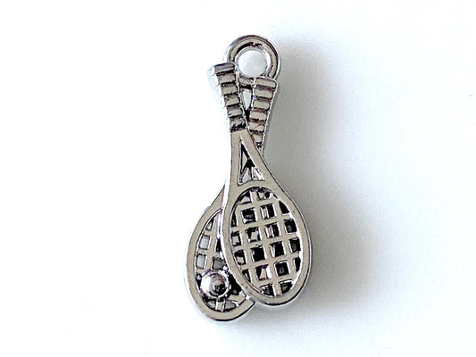 Jewelry Bar | Tennis Pewter Charm