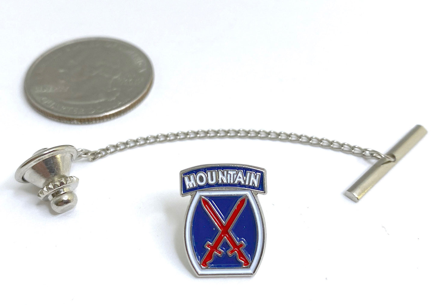 10th Mountain Division Tie Tack