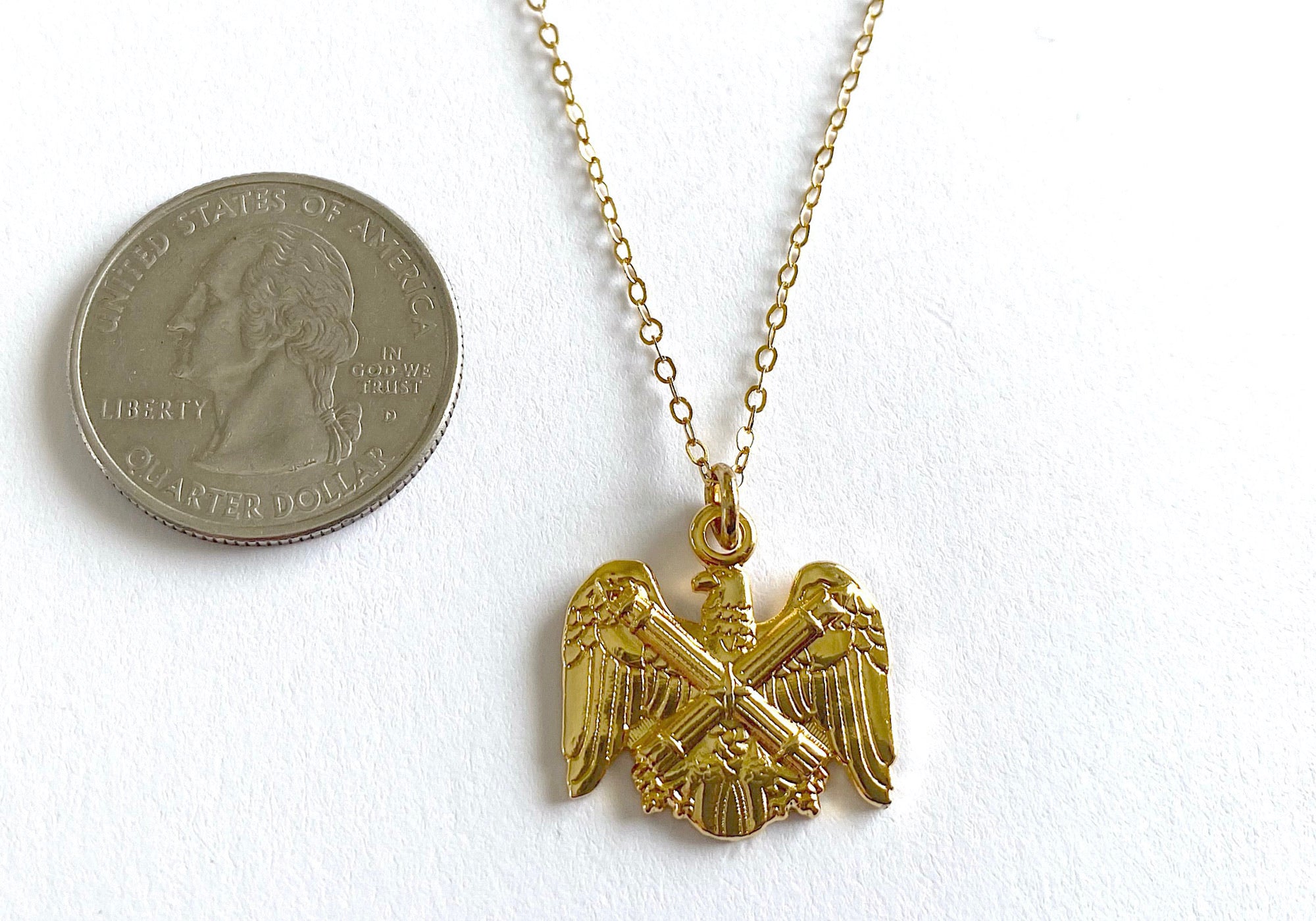 National Guard Bureau Charm Necklace